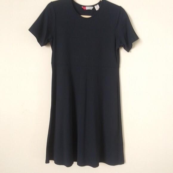 L.L. Bean Dresses & Skirts - L.L. Bean Traveler Short-Sleeve Dress, Navy Blue, Size Small